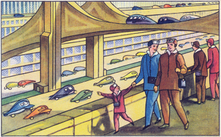 Illustration for article titled The Future Of Transportation Used To Look So Much More Sensational